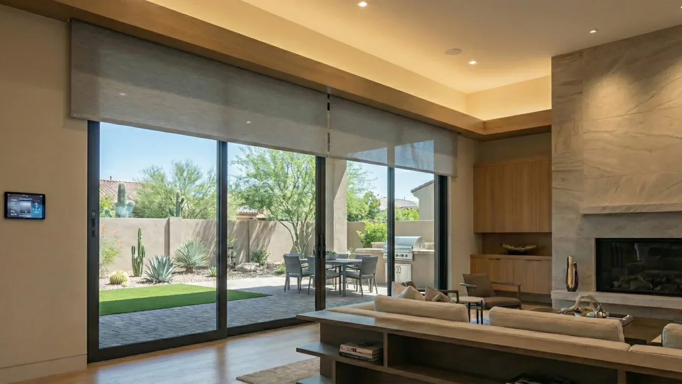 An Arizona with automated lighting, temperature, and shading solutions | Southwest Blinds and Shutters