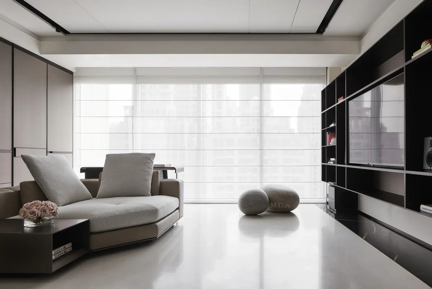 Roman shades beautifully installed in Arizona and Las Vegas Valley region | Southwest Blinds and Shutters