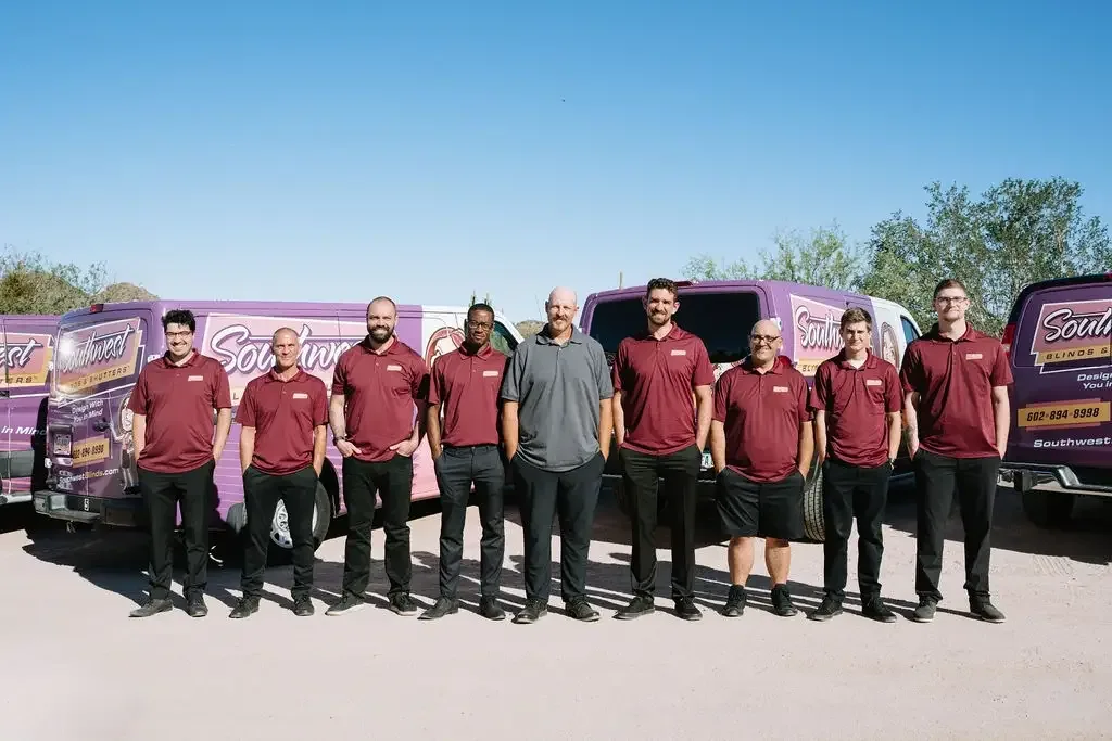 A full-time window treatment professional takes measurements in the Arizona and Las Vegas Valley region | Southwest Blinds and Shutters