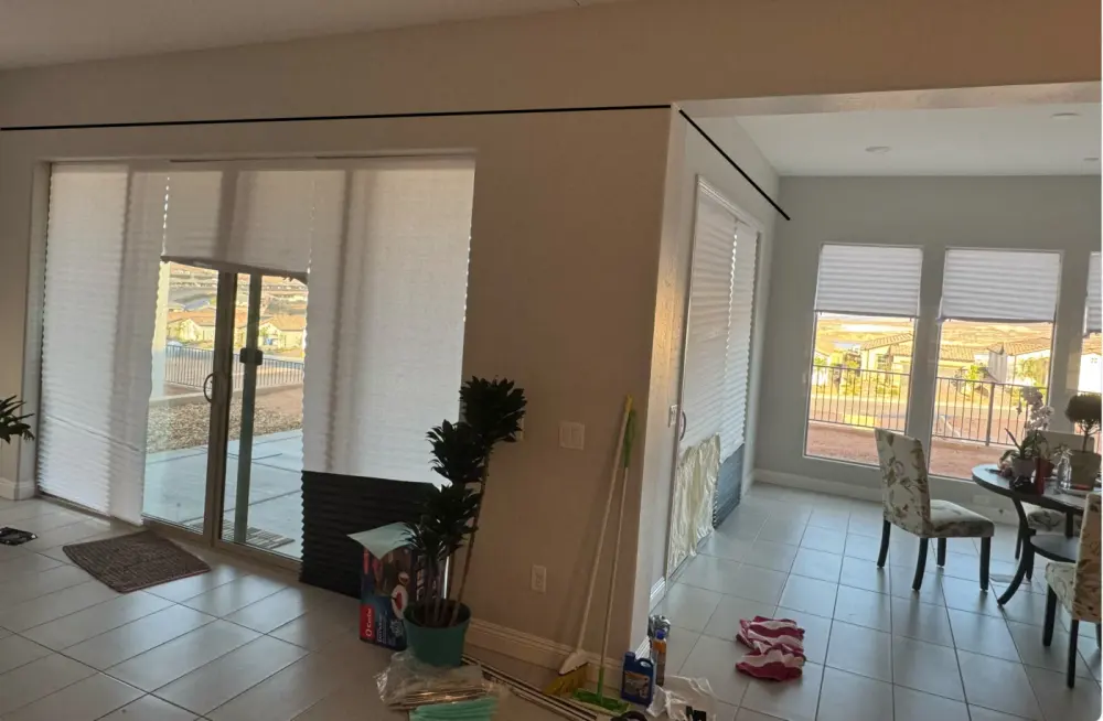 Manny and Lenora’s home before the SmartShade installation