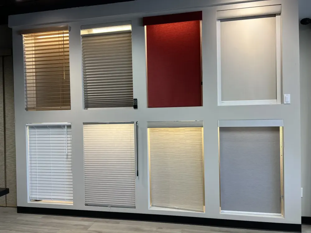 The blind section of the Scottsdale, AZ showroom