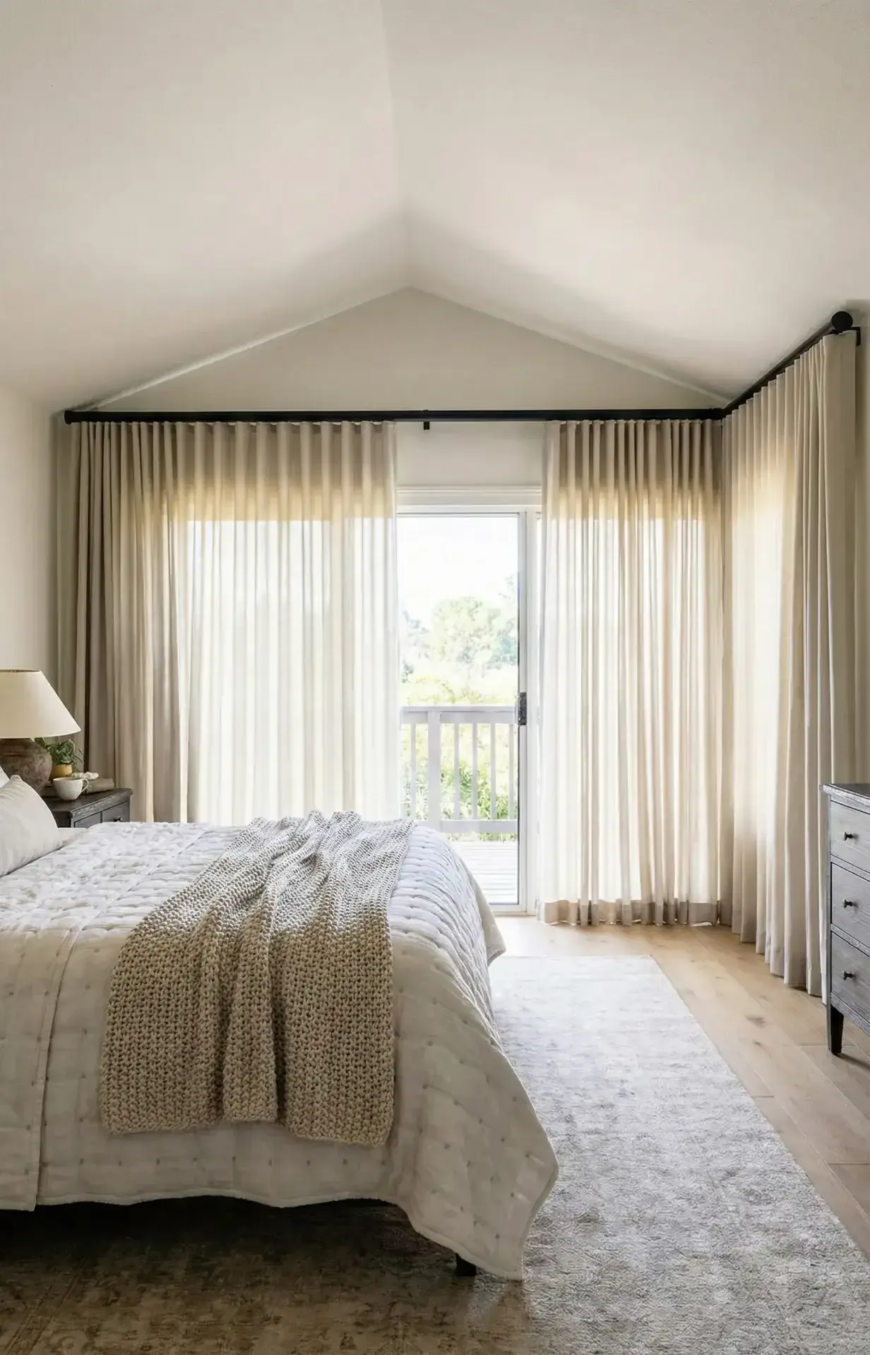 Drapery Ripplefold With Sheers Lasvegas Master Bedroom