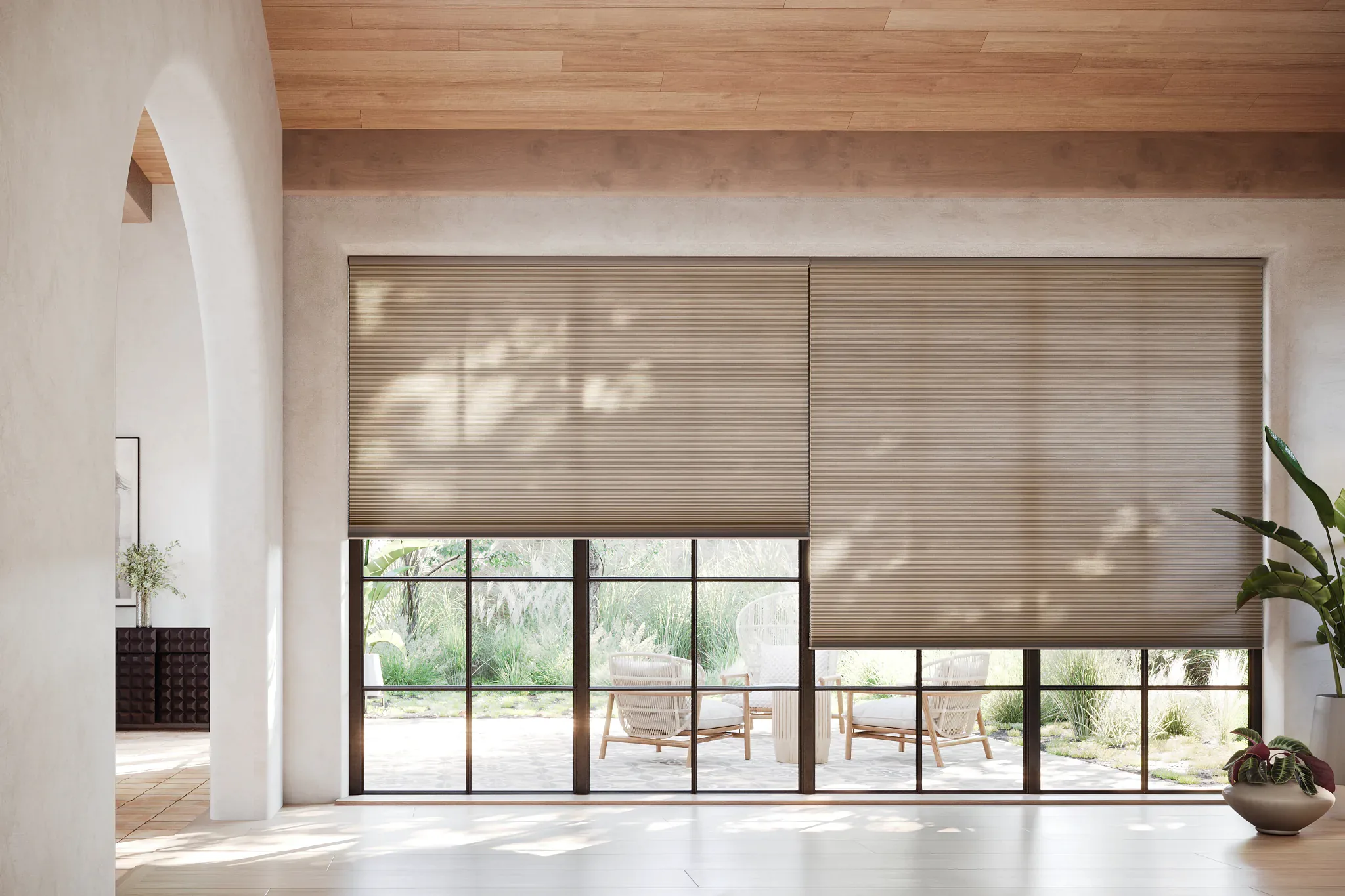 Cordless, easy to use motorized shades in the Southwest