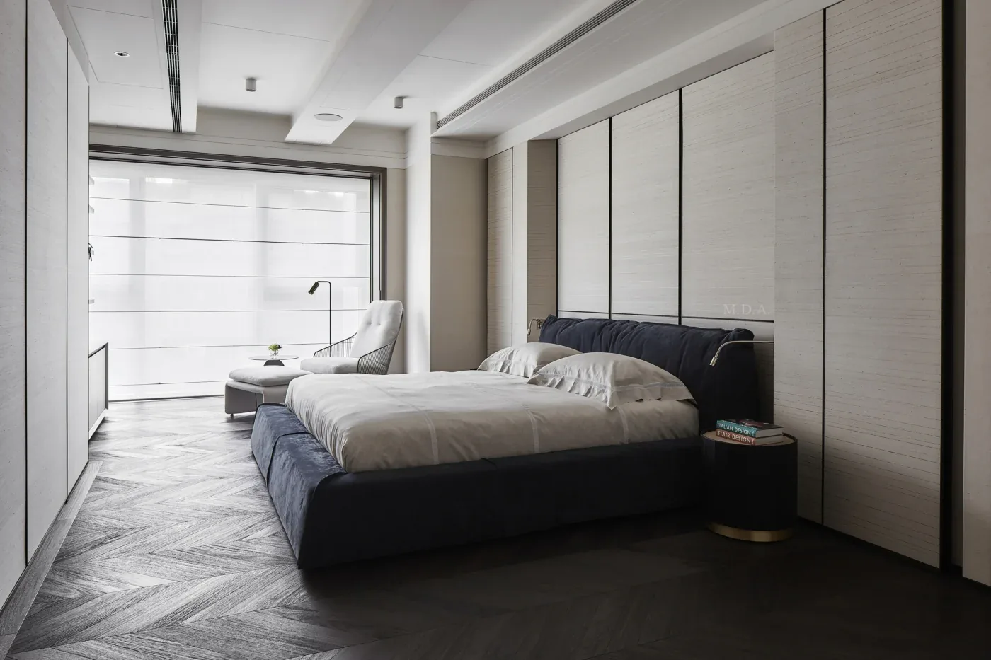 Flat, modern Roman shades in Arizona