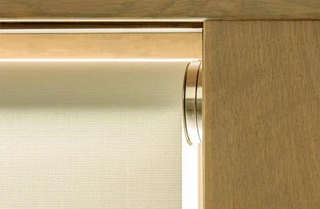 Roller shades from Lutron