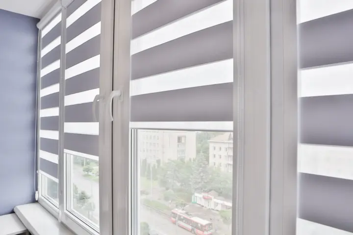 Finest motorized shades in a kitchen