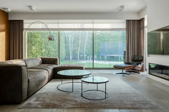 Finest ultimate blinds in a cozy living room