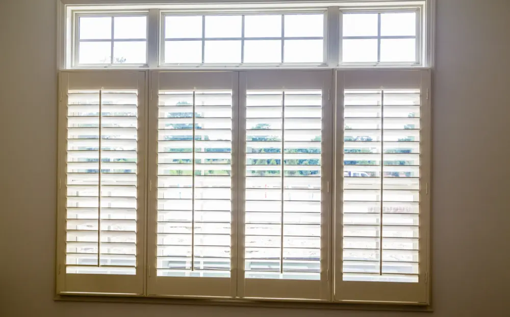 Shutters over a window