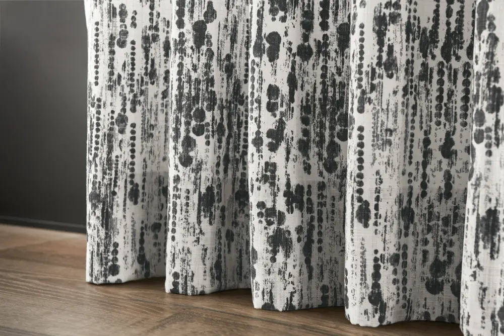Close-up of an intricately detailed drapery.