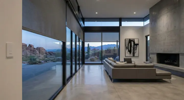 Sleek Motorized Shades In Buckeye, AZ | Southwest Blinds & Shutters