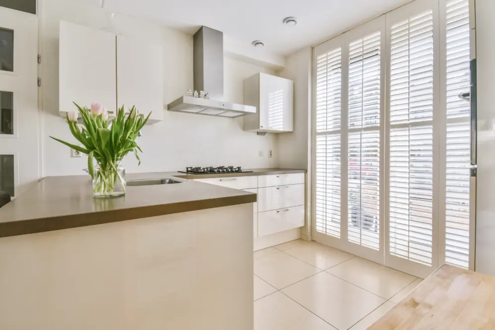 Shutters allow for privacy and light