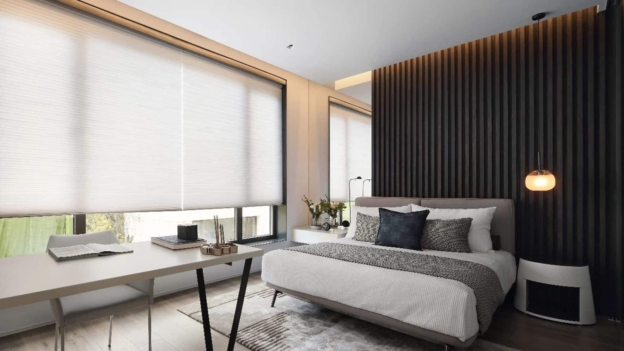 Sleek Window Shades Protect Against The Harsh Sunlight